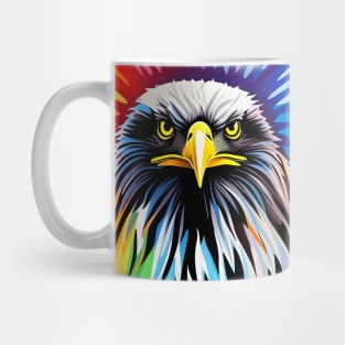 Bald Eagle Rainbow Design Mug